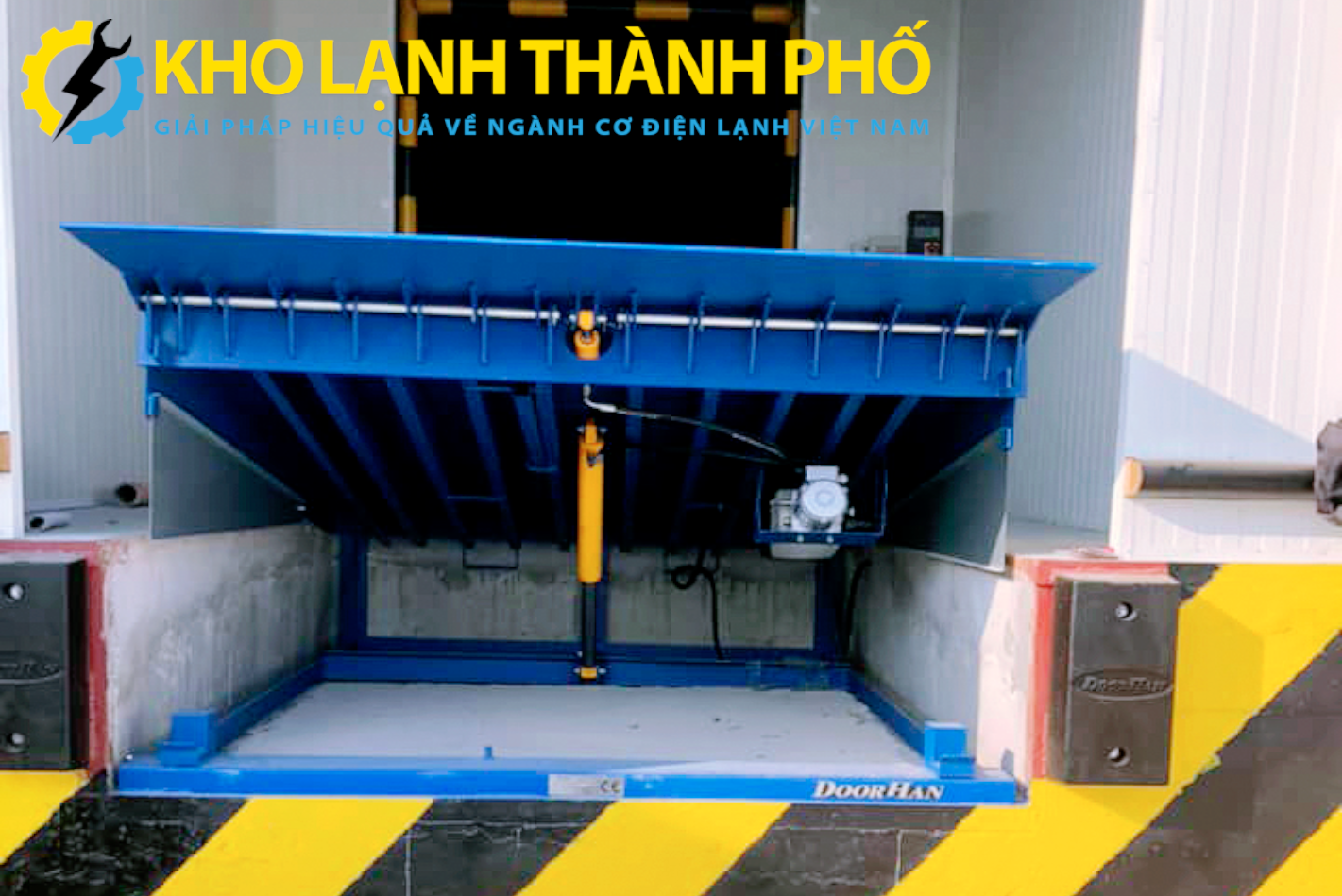 Sàn nâng thủy lực - Dock leveler Doohan