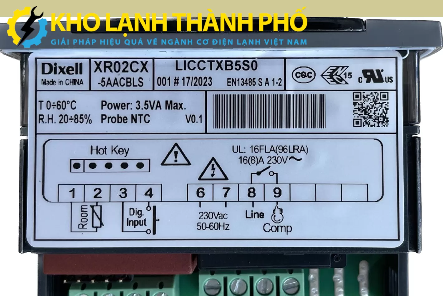 Bộ điều khiển nhiệt độ Dixell XR02CX